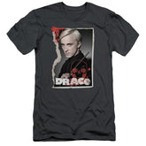 Harry Potter Draco Frame Men's Ultra-Soft 30/1 Cotton Slim Short-Sleeve T-Shirt
